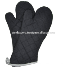 Guantes de cocina negros